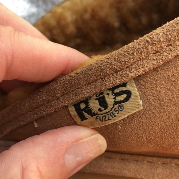 Tan Velcro adjustable slides sandals - Picture 3 of 5